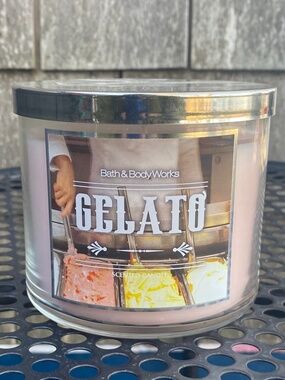 Bath & Body Works 14.5 Oz Gelato 3-Wick Candle NEW